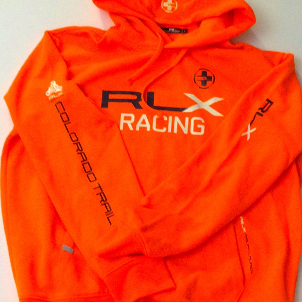 Vintage RLX Ralph Lauren Neon hoodie men’s large - Picture 4 of 10